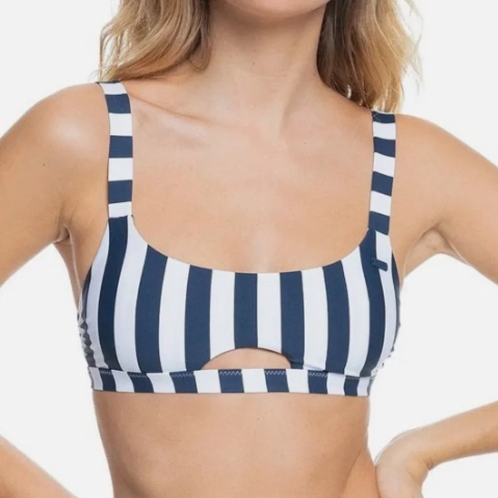 Roxy Parallel Paradise Reversible Bikini Top - Picture 8 of 9